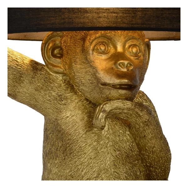 Lucide EXTRAVAGANZA CHIMP - Lampe de table - Ø 30 cm - 1xE14 - Noir - détail 1